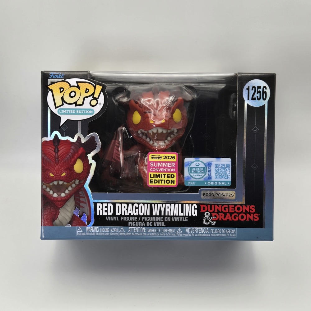 Funko Pop Dungeons Dragons Red Dragon Wyrmling 1256 SDCC 2026 8000pc Limited